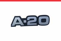 Imagem do produto Emblema “A-20” Cinza para Chevrolet A-20 – Cod. 235